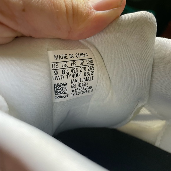 adidas size 9 Response Super 2.0 White Matte Silver - Picture 4 of 7